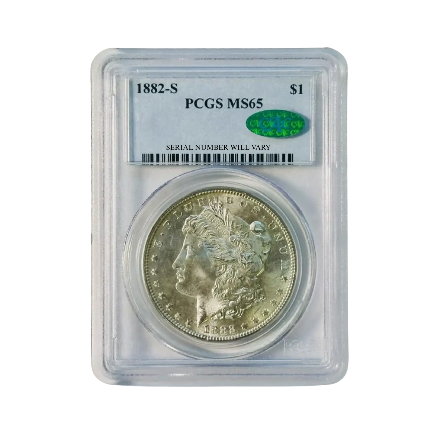 1882-S Morgan Silver Dollar San Francisco - PCGS MS65 CAC