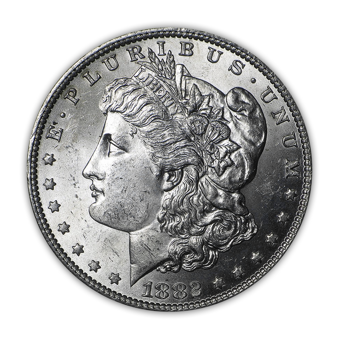 1882 Morgan Silver Dollar New Orleans - Brilliant Uncirculated