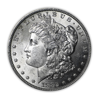 1882 Morgan Silver Dollar New Orleans - Brilliant Uncirculated