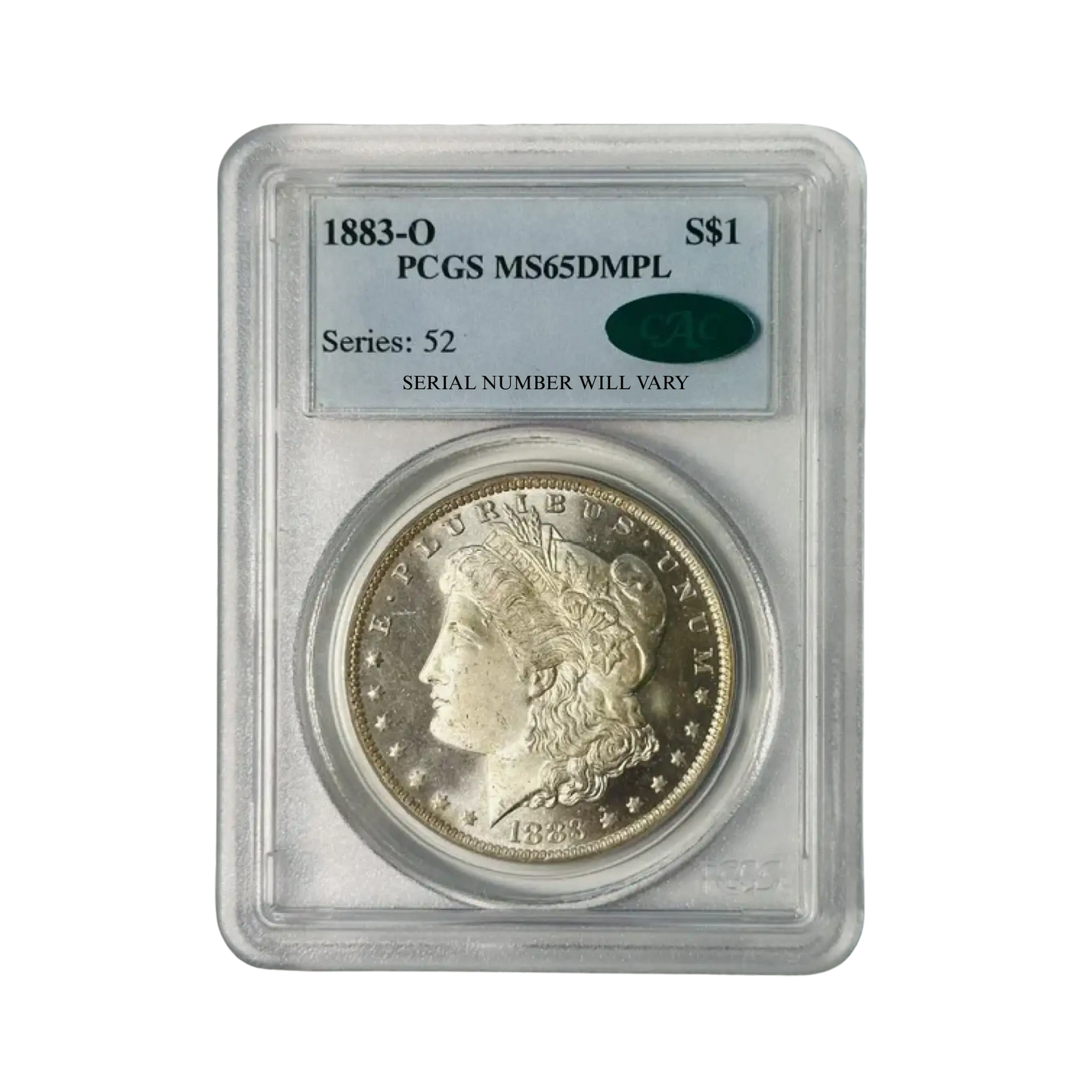 1883-O Morgan Silver Dollar New Orleans - PCGS MS65DMPL CAC