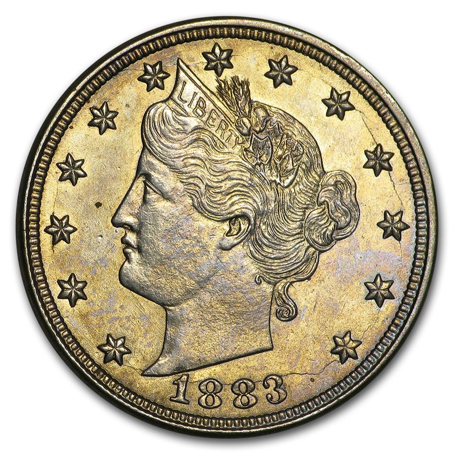 1883 Liberty No Cents Nickel - About Uncirculated
