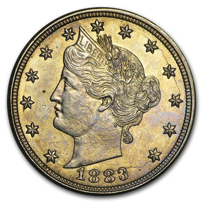 1883 Liberty No Cents Nickel - About Uncirculated