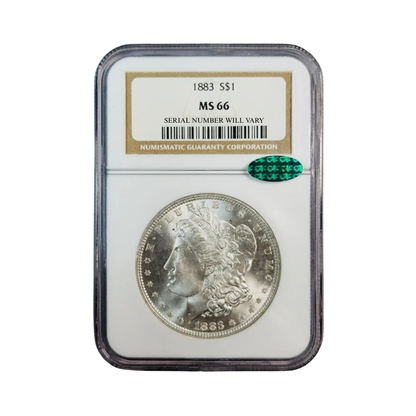 1883 Morgan Silver Dollar Philadelphia - NGC MS66 CAC - CoinsTV