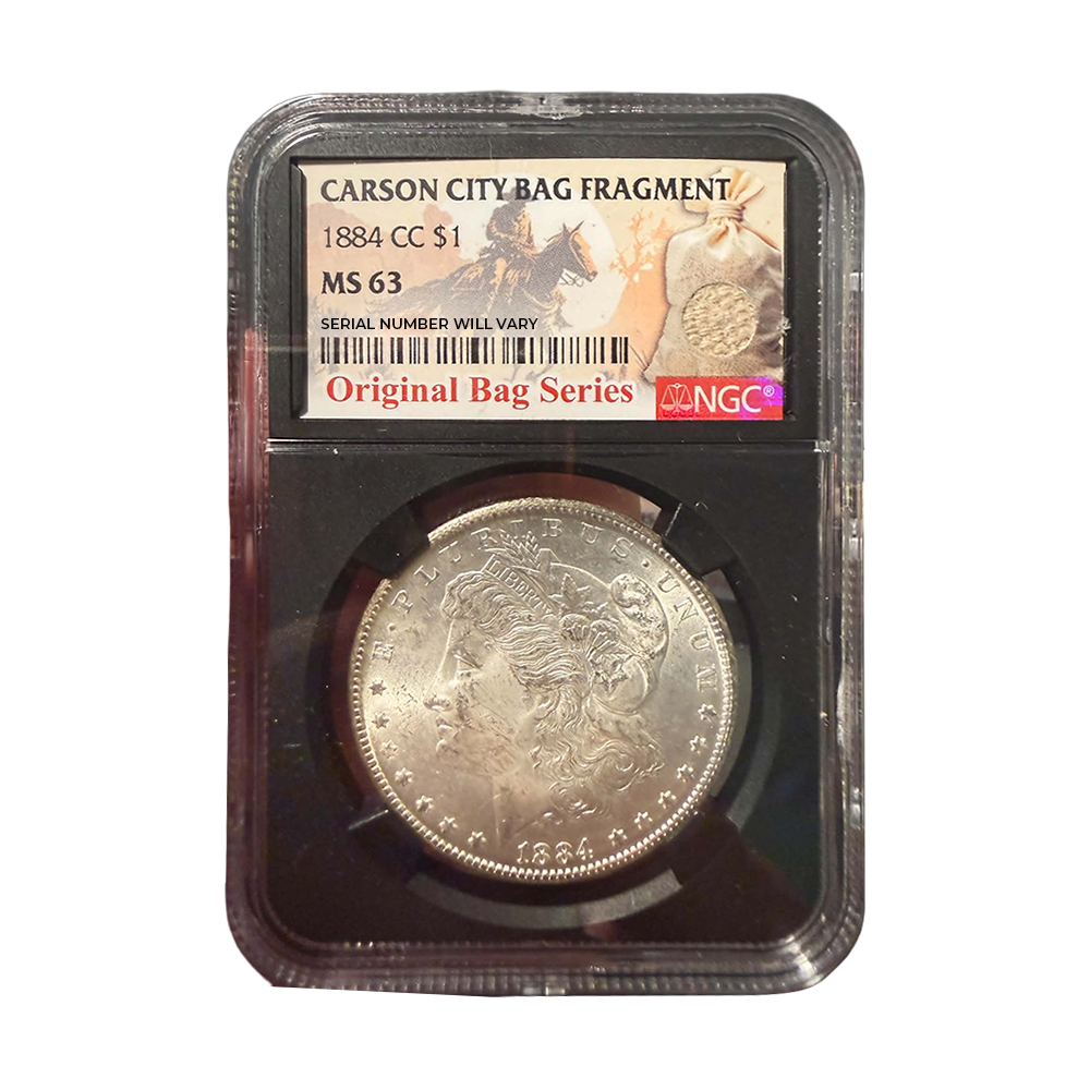 Morgan Silver Dollar NGC MS63 Carson City Bag Fragment Grab Bag - CoinsTV