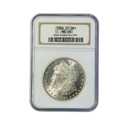 1884-CC Morgan Silver Dollar Carson City - NGC MS65