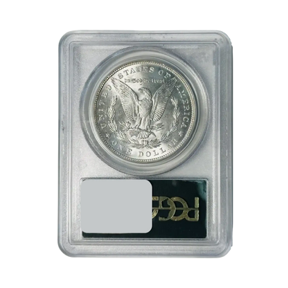 1887 Morgan Silver Dollar Philadelphia - PCGS MS65 OGH Sight White