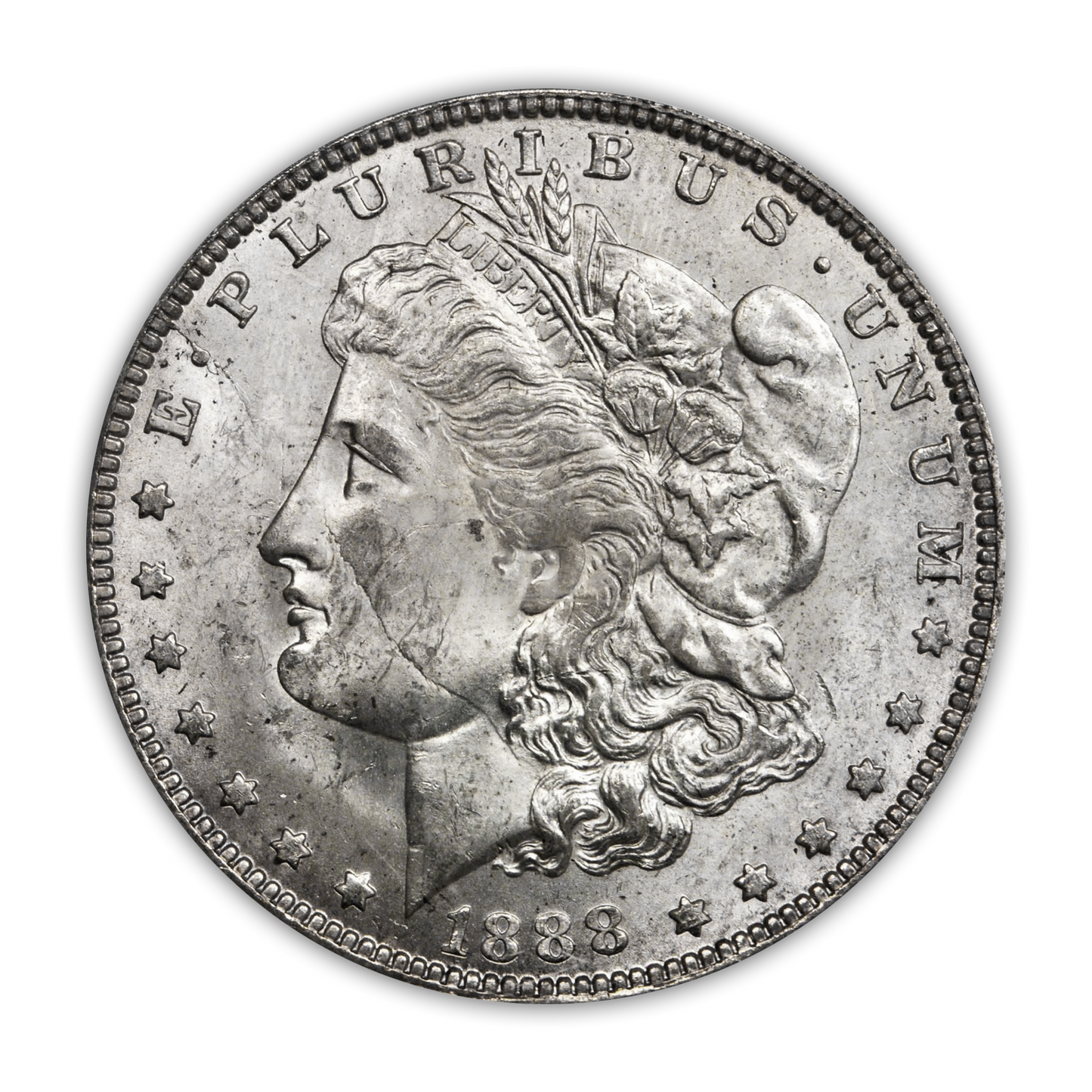 1888 Morgan Silver Dollar New Orleans - Brilliant Uncirculated