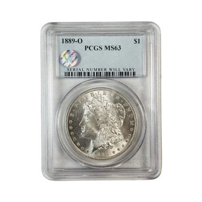 1889-O Morgan Silver Dollar New Orleans - PCGS MS63 - CoinsTV