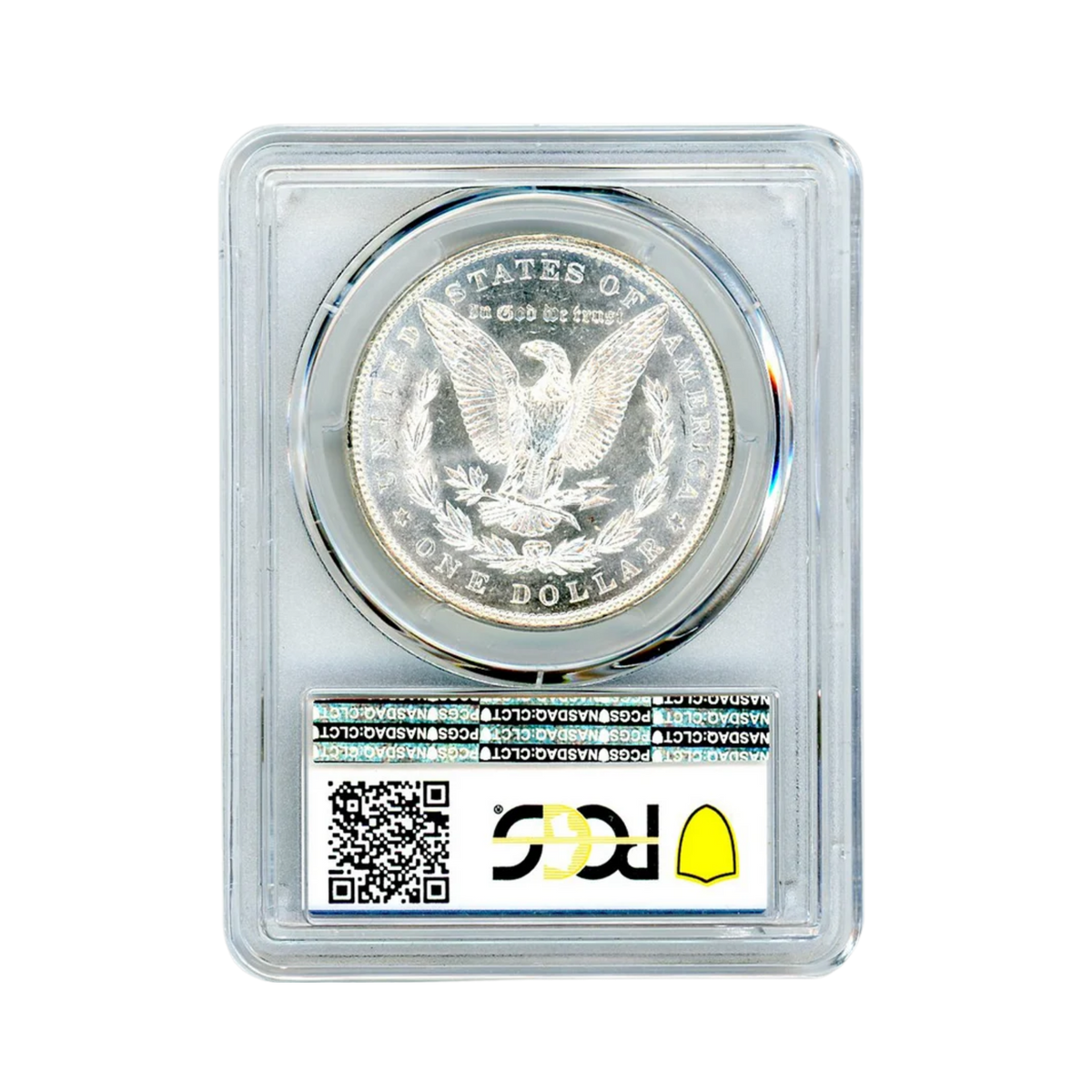 1889 Morgan Silver Dollar Philadelphia - PCGS MS63 Sight White