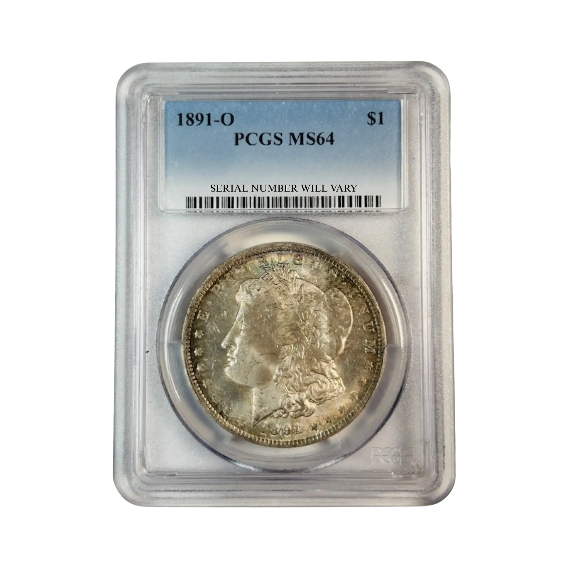 1891-O Morgan Silver Dollar New Orleans - PCGS MS64 - CoinsTV