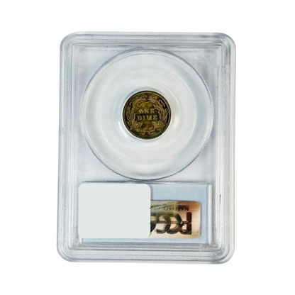 1891 Seated Liberty Dime - PCGS MS64 CAC - CoinsTV