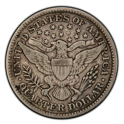 1892-P Barber Quarter G-VG - The First Barber Quarter