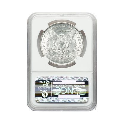 1896 Morgan Silver Dollar Philadelphia - NGC MS63 Sight White