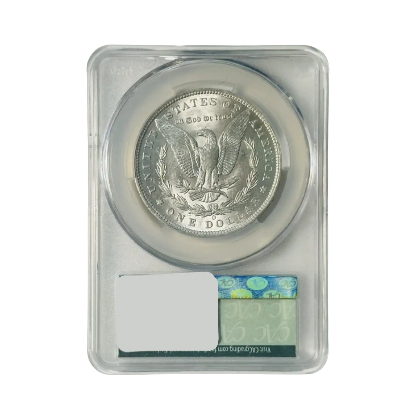 1897-O Morgan Silver Dollar New Orleans - CAC AU58 Sight White