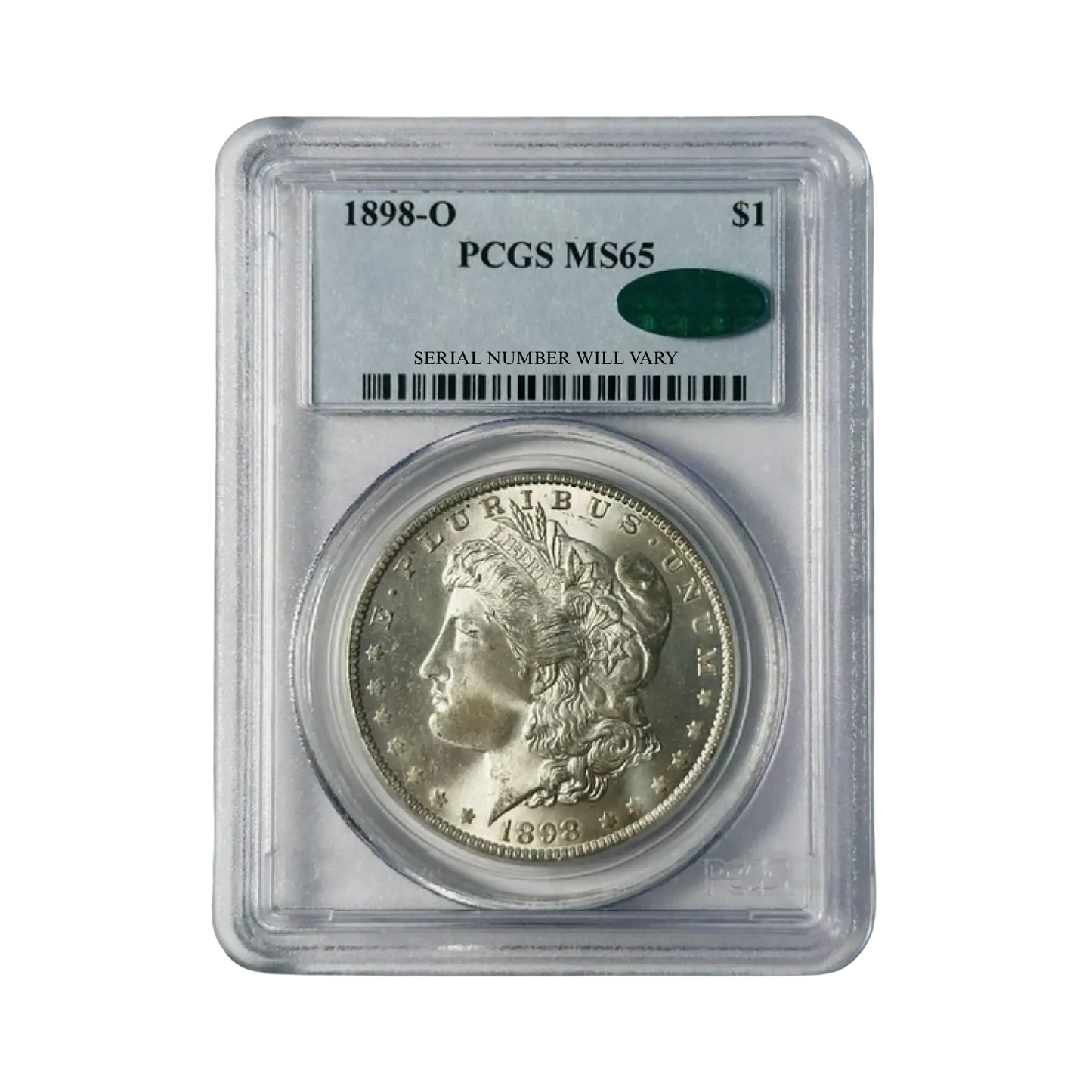 1898-O Morgan Silver Dollar New Orleans - PCGS MS65 CAC