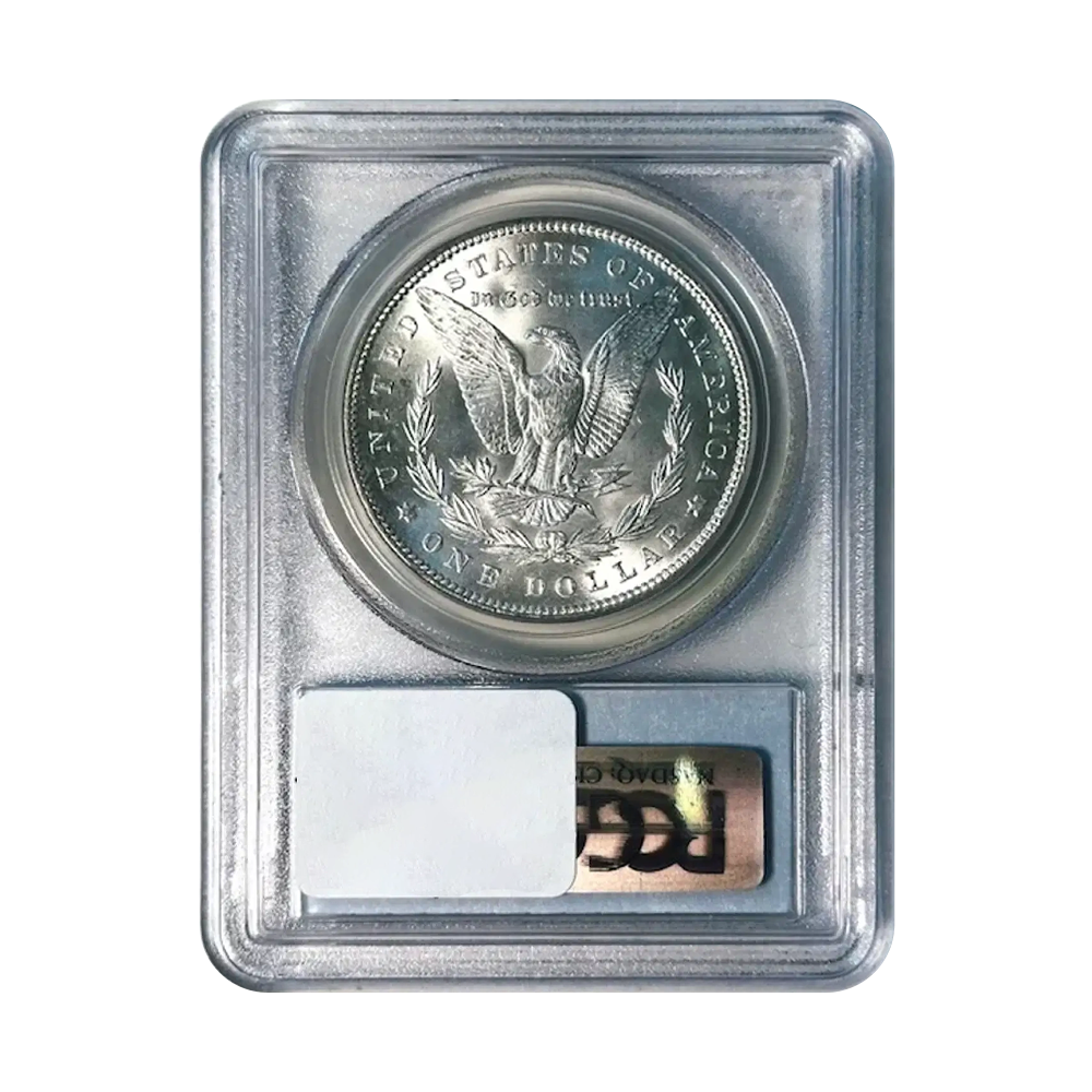 1899 Morgan Silver Dollar Philadelphia - PCGS MS65 Sight White - CoinsTV