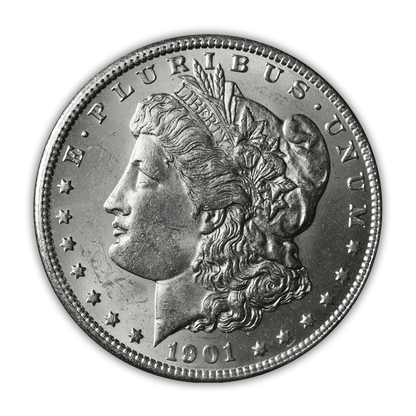 1901 Morgan Silver Dollar San Francisco - Brilliant Uncirculated - CoinsTV