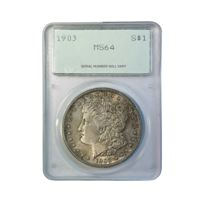 1903 Morgan Silver Dollar Philadelphia - PCGS MS64 Old Green Holder