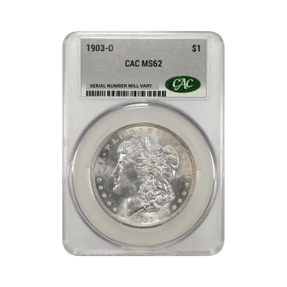1903-O Morgan Silver Dollar New Orleans - CAC MS62