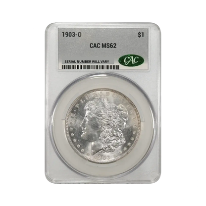 1903-O Morgan Silver Dollar New Orleans - CAC MS62