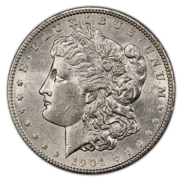1904-P Morgan Silver Dollar Philadelphia - Almost Uncirculated