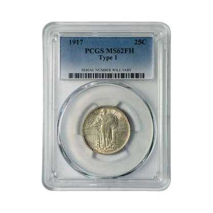 1917 Standing Liberty Quarter Dollar Type 1 - PCGS MS62 FH