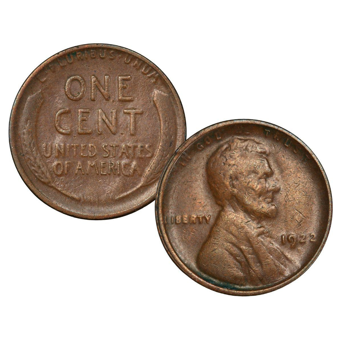 1922-D Lincoln Cent - Key Date (F-VF)