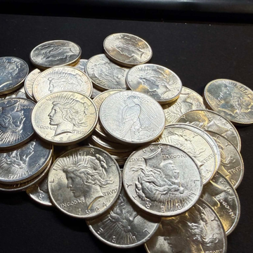 1924 Peace Silver Dollar Philadelphia - Brilliant Uncirculated - CoinsTV
