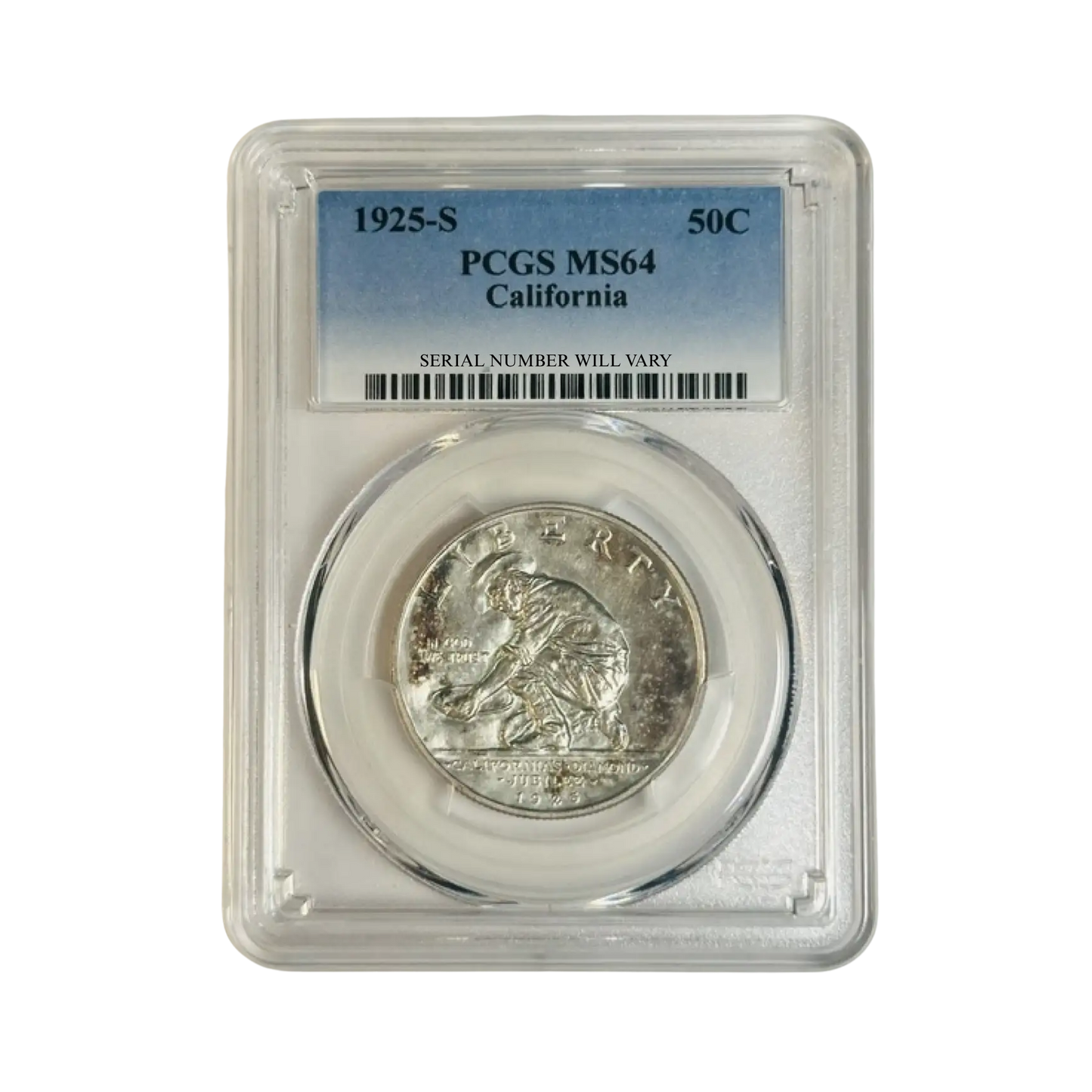 1925-S Classic Commemorative California Diamond Jubilee - PCGS MS64