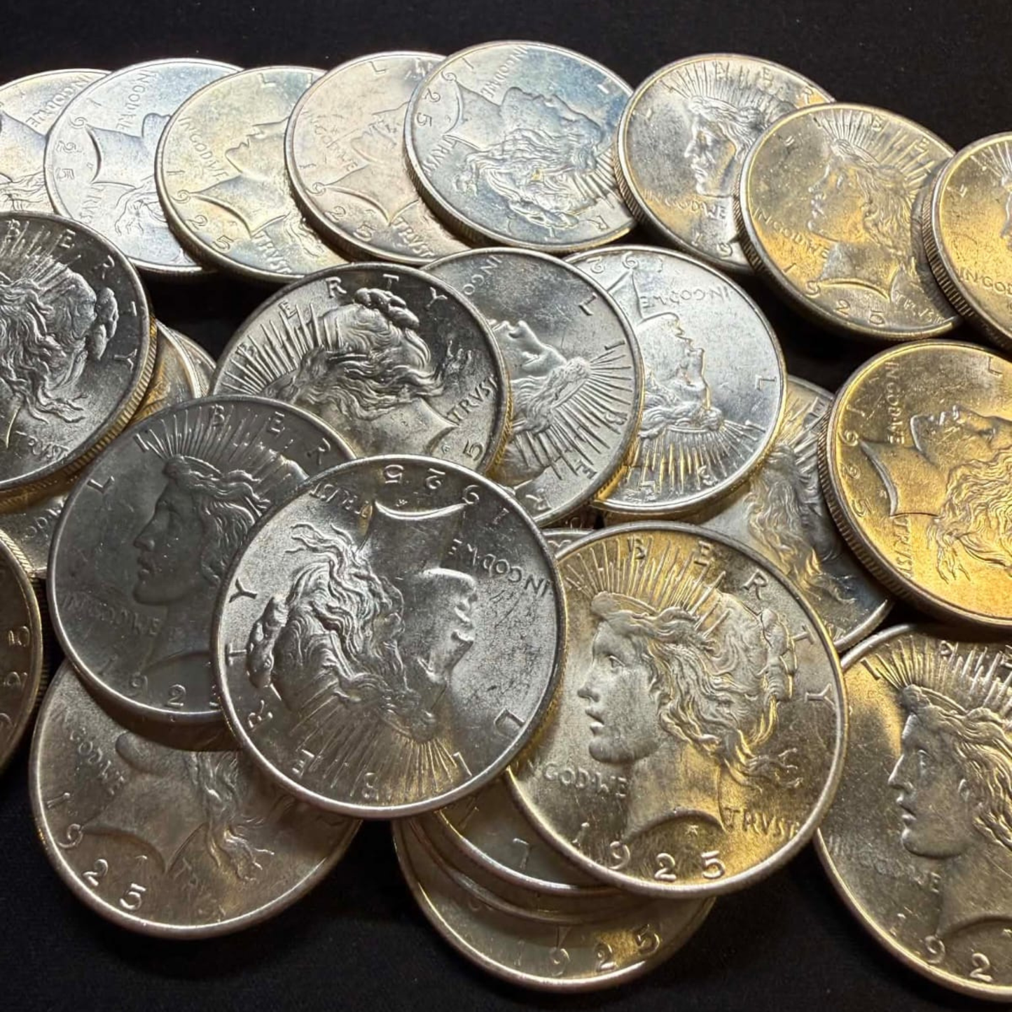 1925 Peace Silver Dollar Philadelphia - Brilliant Uncirculated - CoinsTV