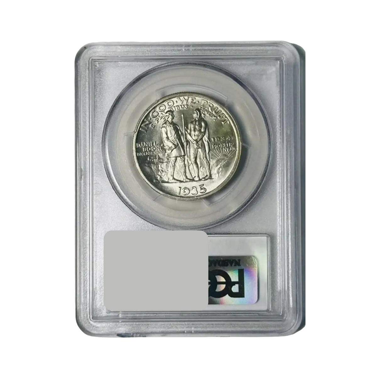 1935/34 Classic Commemorative Daniel Boone - PCGS MS65 Boone CAC Sight White