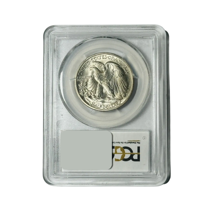 1937-D Walking Liberty Silver Half Dollar - PCGS MS65 - CoinsTV