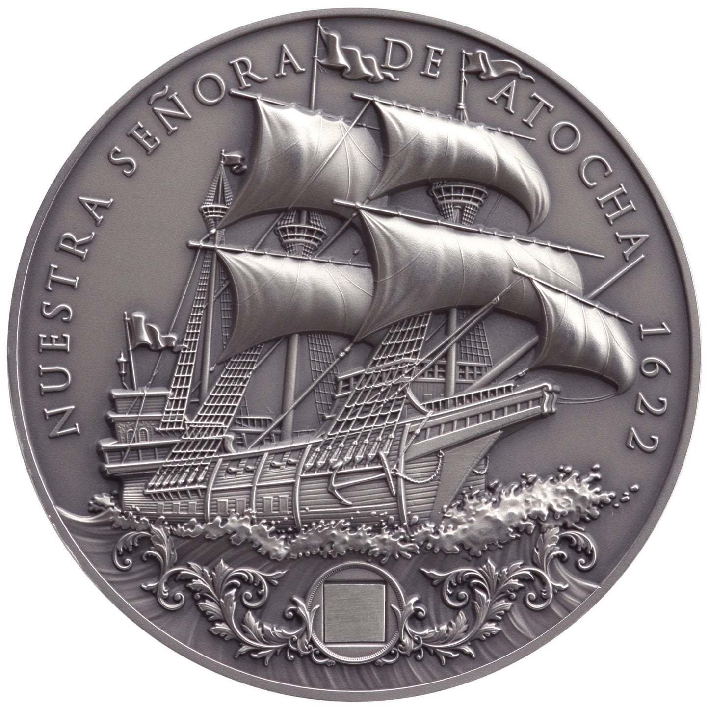 2022 Niue Atocha Shipwreck 2 oz Silver Coin - CoinsTV