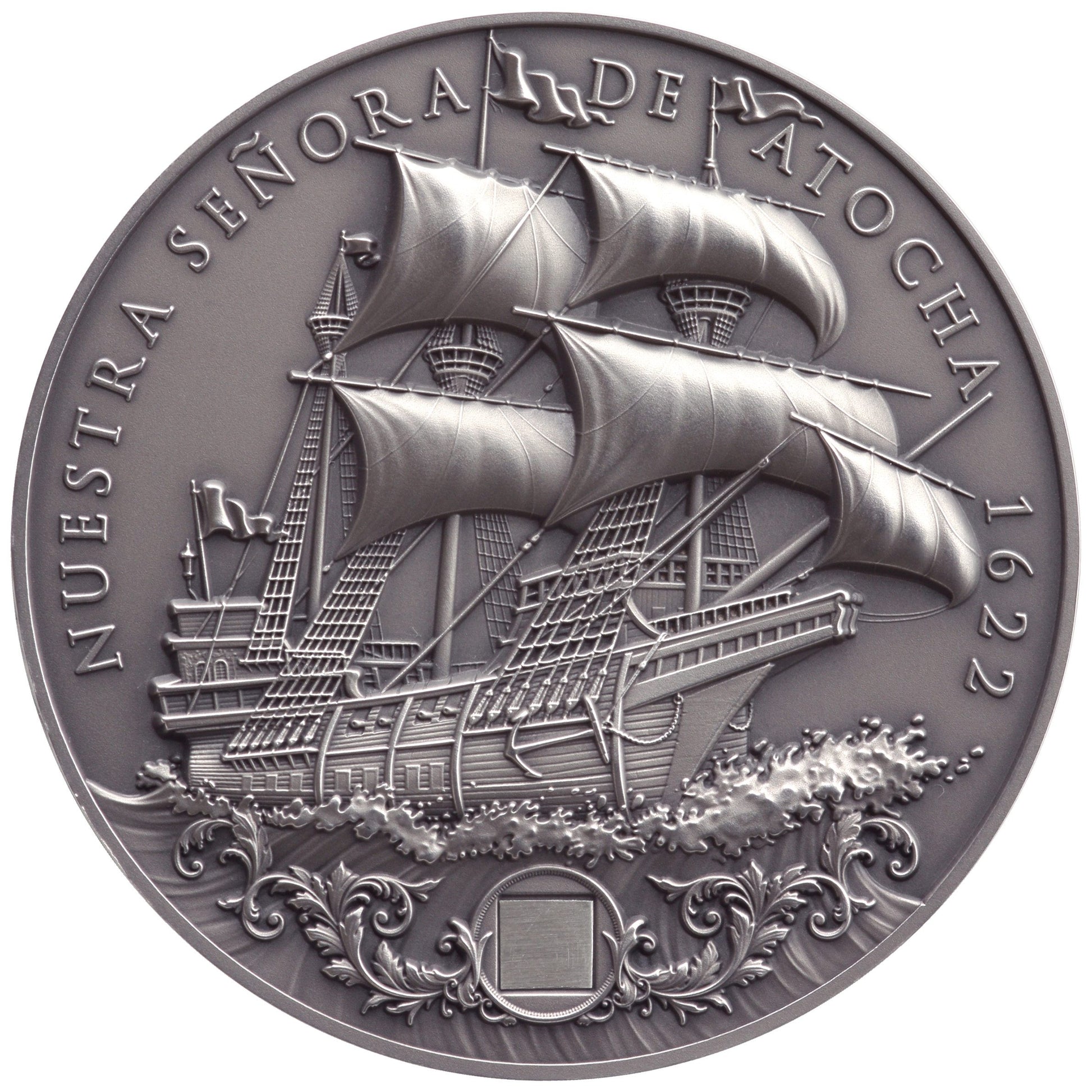 2022 Niue Atocha Shipwreck 2 oz Silver Coin - CoinsTV