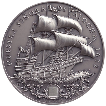 2022 Niue Atocha Shipwreck 2 oz Silver Coin - CoinsTV