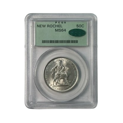 1938 Classic Commemorative New Rochelle New York 250th Anniversary - PCGS MS64 CAC OGH