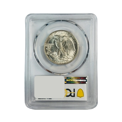 1939 Walking Liberty Half Dollar Philadelphia - PCGS MS66 - CoinsTV