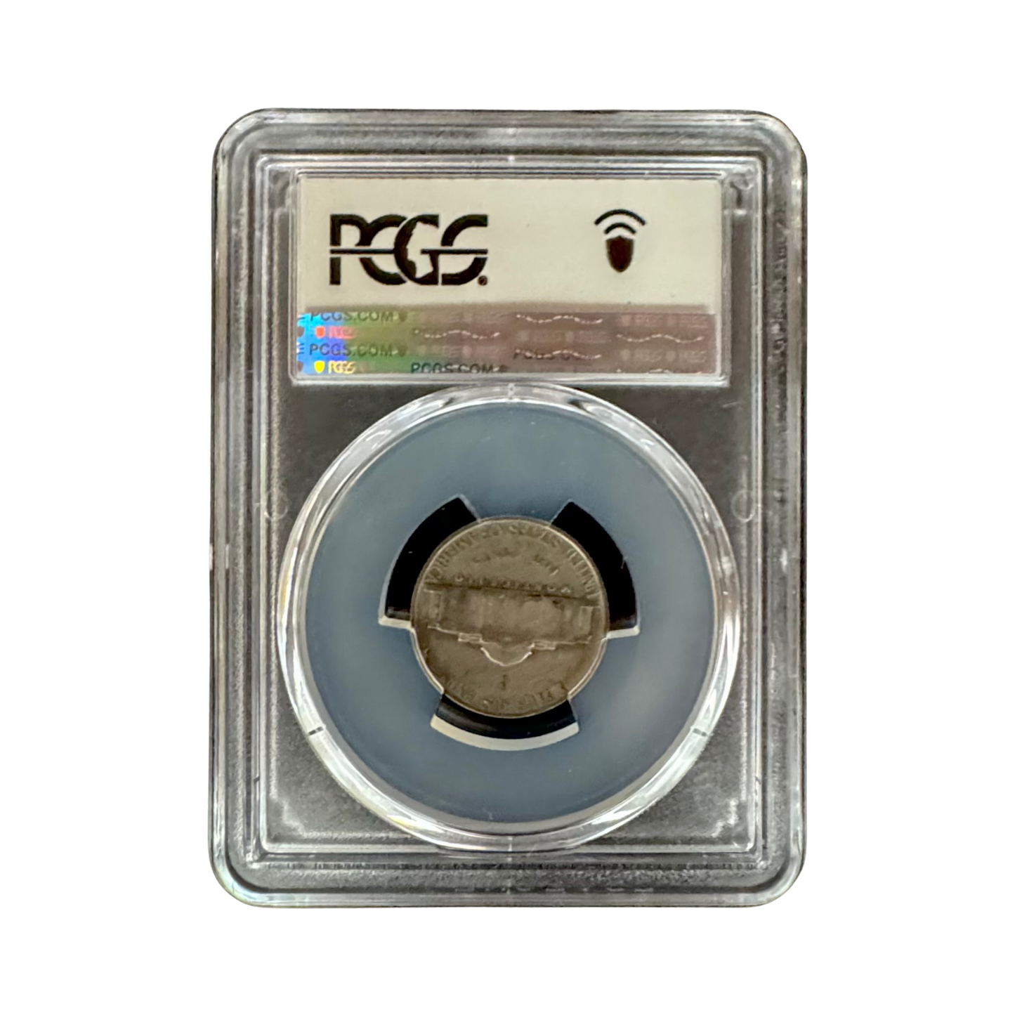 1943-P U.S. Jefferson "War" Nickel Silver Coin PCGS Genuine WWI Emergency Label