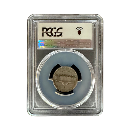 1943-P U.S. Jefferson "War" Nickel Silver Coin PCGS Genuine WWI Emergency Label