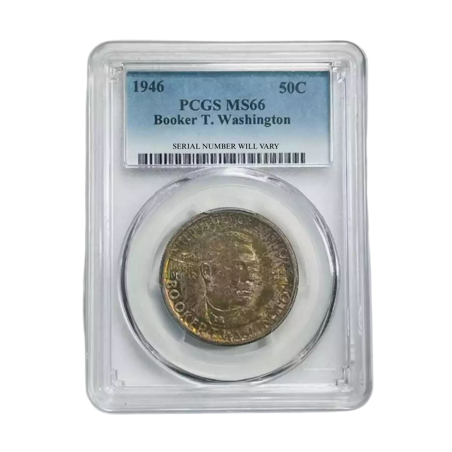 1946 Classic Commemorative Booker T. Washington Memorial - PCGS MS66 - CoinsTV