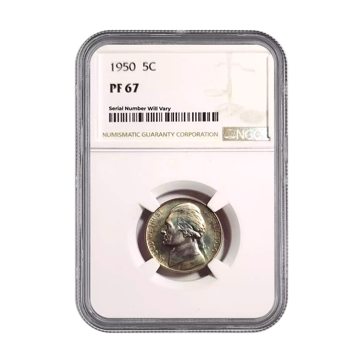 1950 Jefferson Nickel - NGC PF67 - CoinsTV