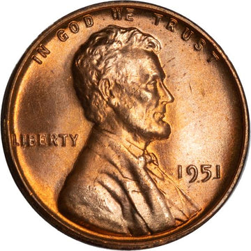 1951-S Lincoln Wheat Cent Uncirculated