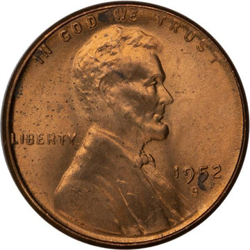 1952-S Lincoln Wheat Cent Uncirculated