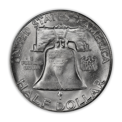 1954 Franklin 90% Silver Half Dollar San Francisco - Uncirculated