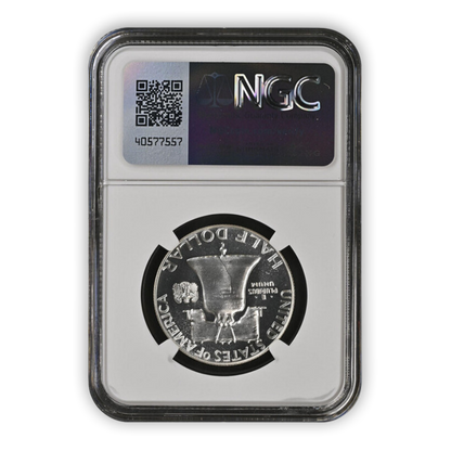 1962 Franklin Silver Half Dollar - Exclusive Label - NGC PF68 - CoinsTV