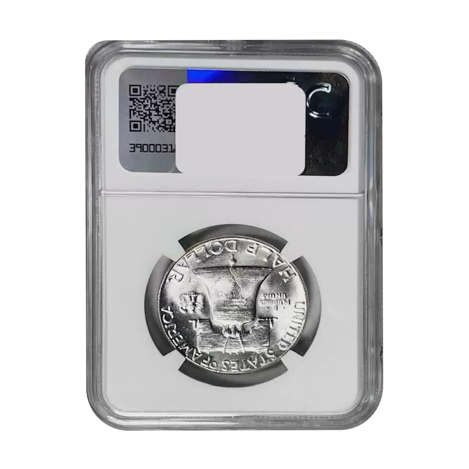 1963 Franklin Silver Half Dollar Philadelphia - NGC MS64 FBL Sight White - CoinsTV