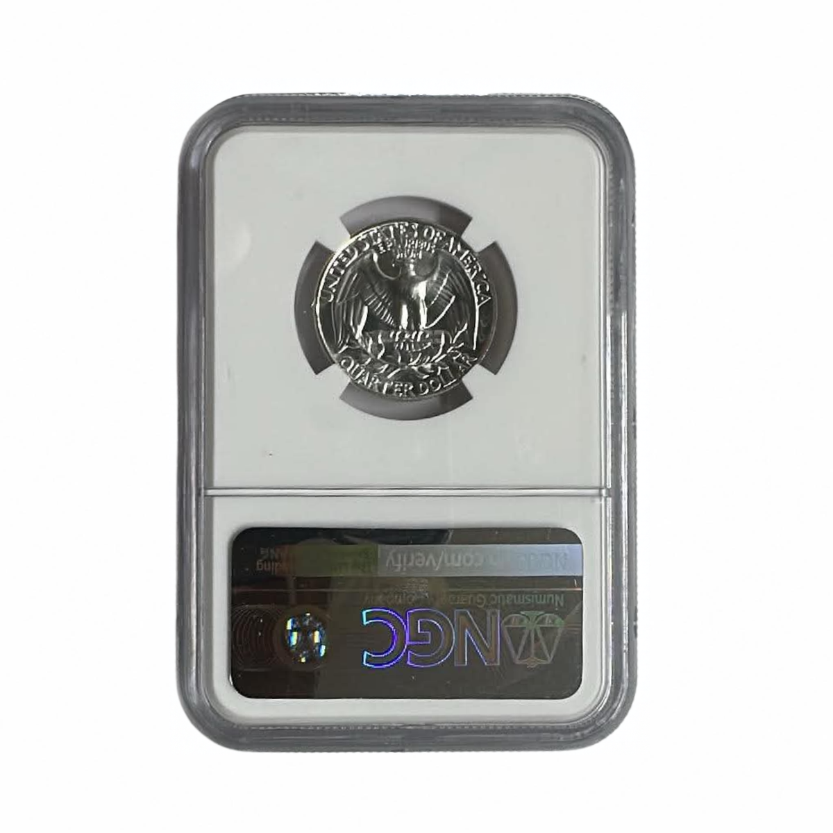1964 Washington Silver Quarter - NGC PF68 Washington Signature Flag Label