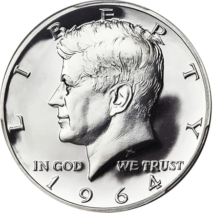 1964 Kennedy Silver Half Dollar - Proof - CoinsTV