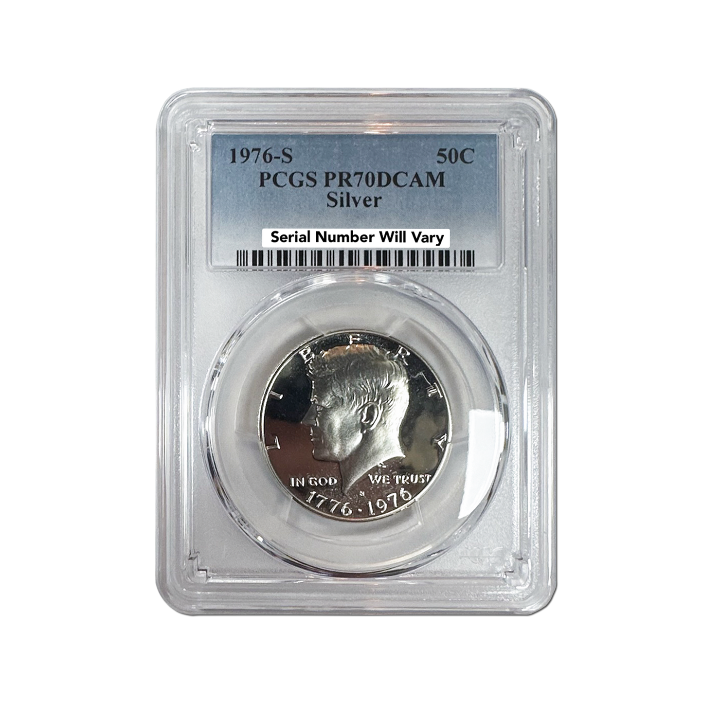 1976-S Bicentennial Kennedy Silver Half Dollar - PCGS PR70 DCAM
