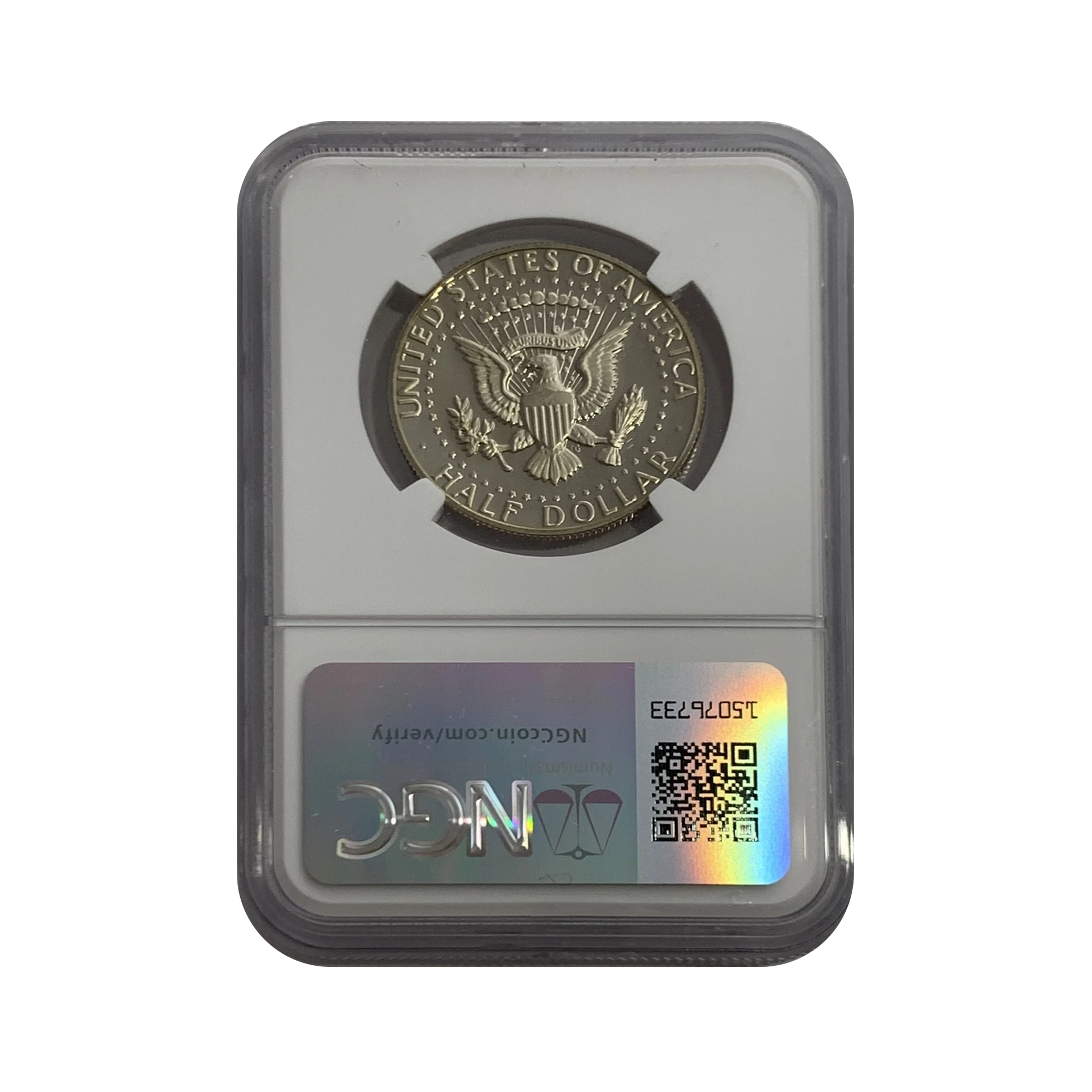 1982 S Kennedy Half Dollar San Francisco - Trolley Label - NGC PF70 UCAM - CoinsTV